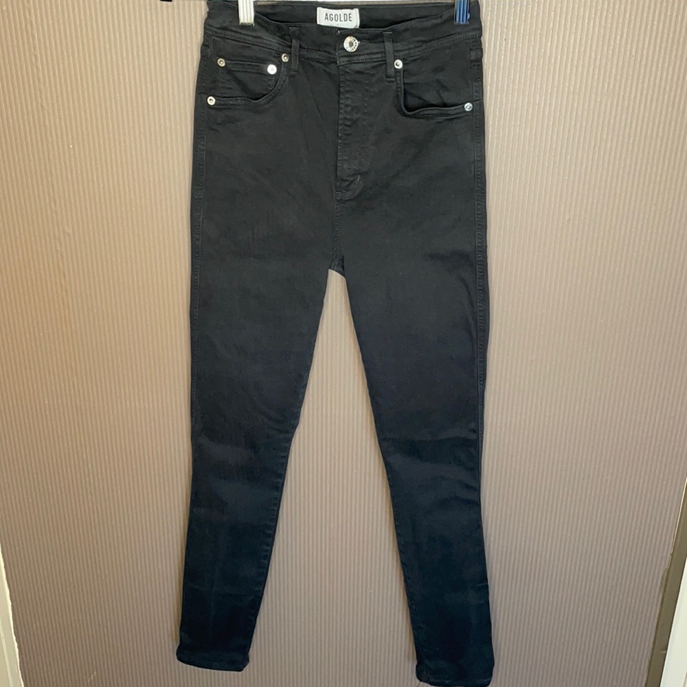 Agolde‎ black skinny jeans size 26 made in turkey
